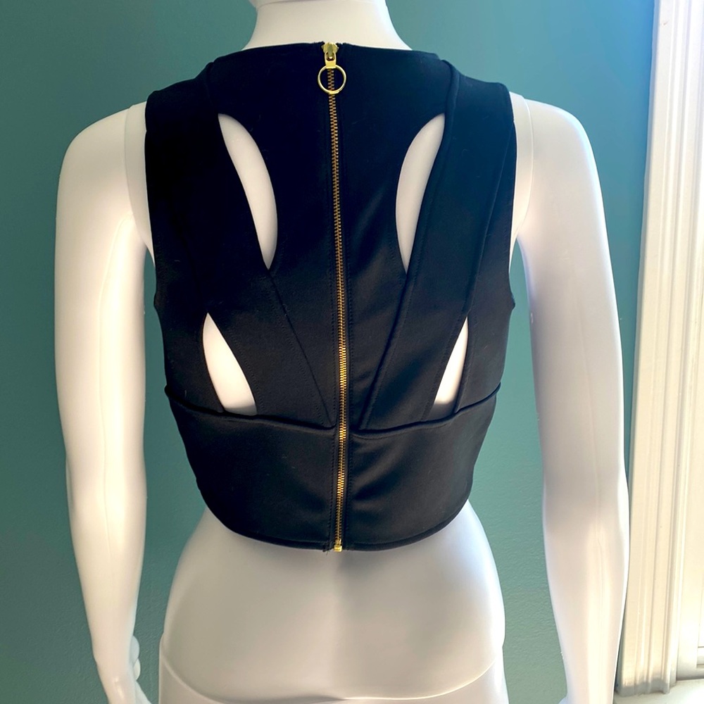 Black Crop Top